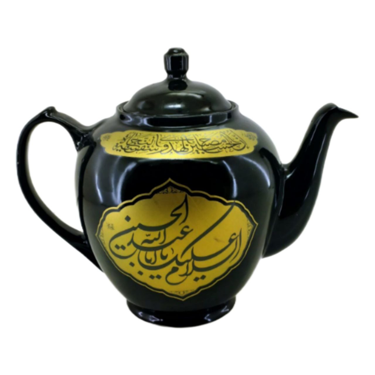 قوری محرمی هیئتی مشکی ۱۲ کاپ