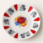 نعلبکی واتسون طرح محرمات کف گل مجموعه 6 عددی