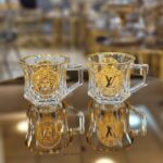 فنجان گلکسی طلاکوب طرح لویی ویتون