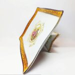 دیس مستطیل پایه دار لیلی مجنون لمونژ چینی پردیس