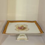 دیس مستطیل پایه دار لیلی مجنون لمونژ چینی پردیس