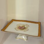 دیس مستطیل پایه دار لیلی مجنون لمونژ چینی پردیس