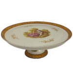 دیس پایه دار گرد لیلی مجنون لمونژ چینی پردیس مدل پیتزا خوری