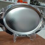 سینی استیل بیضی تانیش