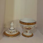 شکلات خوری پایه دار دربدار لیلی مجنون لمونژ چینی پردیس