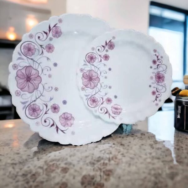 سرویس غذاخوری ۲۵ پارچه آرکوپال طرح استیما صورتی برای ۶ نفر