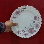 سرویس غذاخوری ۲۵ پارچه آرکوپال طرح استیما صورتی برای ۶ نفر