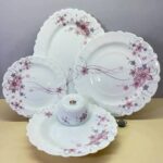 سرویس غذاخوری ۲۵ پارچه آرکوپال طرح رکسانا صورتی برای ۶ نفر