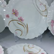 سرویس غذاخوری ۲۵ پارچه آرکوپال طرح صنم صورتی برای ۶ نفر