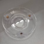 فنجان چری و نعلبکی طرح گل بابونه بلور بلینک مکس