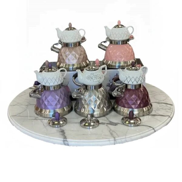 کتری قوری رنگی سوتی برند مینیاتور