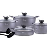 سرویس قابلمه و تابه چدن گرانیت ۱۰ پارچه ویستا مدل آمیتیس