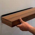 شلف دیواری و طاقچه با پایه مخفی