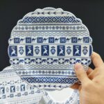 سرویس آرکوپال 25 پارچه هایجین رنگ سورمه ای مناسب 6 نفر